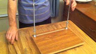 Simple Sewing Frame for Book Binding  AffordableBindingEquipmentcom [upl. by Helms783]