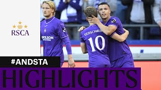 Highlights RSC Anderlecht  Standard de Liège  20242025 [upl. by Louisette]