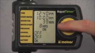 Melnor AquaTimer Digital Water Timer [upl. by Enelam]