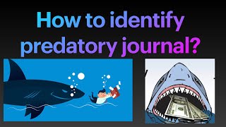 How to identify a predatory journal [upl. by Galasyn]