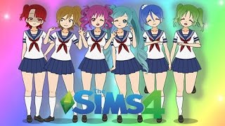 Create Sim YS  Sims 4  『Rainbow Six Girls』 [upl. by Abihsat]