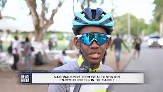 NATIONALS 2023 CYCLIST ALEX NEWTON ENJOYS SUCCESS ON THE SADDLE [upl. by Arammahs704]