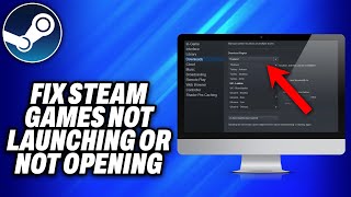 How To Fix Steam Games Not Launching or Not Opening 2024  Easy Fix [upl. by Arikihs]