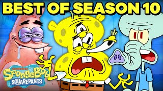 BEST of SpongeBob Season 10 Part 1 🥇  50 Minute Compilation  SpongeBob SquarePants [upl. by Ahsenaj]