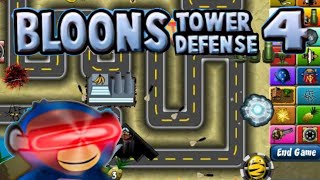 Bloons Tower Defense 4 Flash Game Commentary Bloons TD 4 [upl. by Eidolem592]