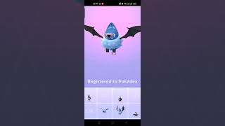 Evolving Pig Bat Pokemon Woobat to Swoobat pokemongo pokemon pokemongame [upl. by Nay698]