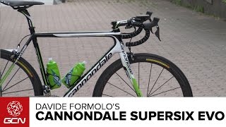 Davide Formolos Cannondale SuperSix Evo  Giro DItalia 2015 [upl. by Gefell]