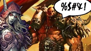 Garrosh calls Sylvanas a bitch [upl. by Nelyak]