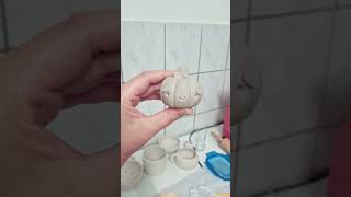 I made a little cute pumpkin pottery ceramicart potterydesign [upl. by Nitsuga335]