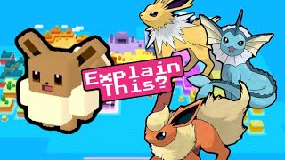 How Eevee evolves in Pokémon Quest [upl. by Hammock30]