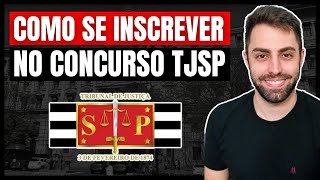 COMO SE INSCREVER NO CONCURSO DE ESCREVENTE DO TJ SP 2024 [upl. by Sokil890]