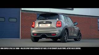 Mini Cooper S F56 20L Turbo Active Valve Control  Milltek Sport [upl. by Arlo]