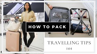 How to Pack Your Suitcase for Travel Packing Tips  Nathalee Pauline [upl. by Echikson716]