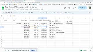 MTH105 Payout Annuity Schedule [upl. by Aiel]