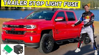 CHEVROLET SILVERADO TRAILER STOP BRAKE LIGHT FUSE LOCATION REPLACEMENT 2014 2015 2016 2017 2018 2019 [upl. by Bal873]