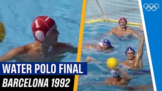 Italy 🇮🇹 vs Spain 🇪🇸  Full Water Polo Final  Barcelona 1992 [upl. by Mayes]