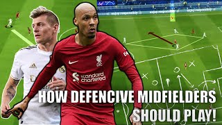 How Defencive Midfielders Should Play In Football  Complete Analysis  Kroos  Fabinho [upl. by Nolie300]