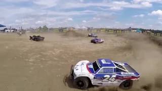 CANADIAN FIFTH SCALE NATIONALS 2016 Amateur Trucks 4WD A Main race 2 [upl. by Minnie]