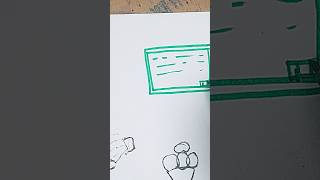 how to draw a greenboard trending drawing easy drawing full tutorial shortsviral art subscribe [upl. by Kaplan613]