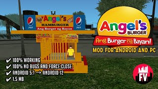 HOW TO DOWNLOAD ANGELS BURGER MOD  BURGER NG BAYAN  GTA SA  ANDROID  WITH TUTORIAL [upl. by Amethist]