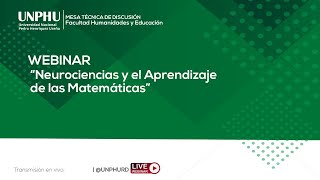 WEBINAR  Neurociencia y el aprendizaje de las Matemáticas [upl. by Nelsen]