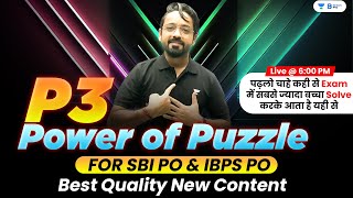 Power of Puzzle  SBI PO 2023  IBPS PO  Reasoning by Puneet Sir [upl. by Patrica934]