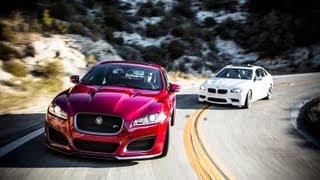 Project Jaguar XFR vs BMW M5 [upl. by Firmin130]