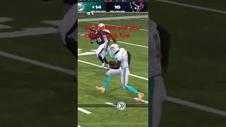 Great interception from the dolphins vs the Texas [upl. by Alleynad]