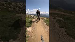 Ist das die höchstgelegene JumpLine Krassen Panorama in Bellwald😱enduromtb mtb mountainbike [upl. by Lanza]