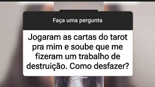 Como desfazer um trabalho espiritual de destruição 😱 [upl. by Dotson]