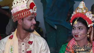 Ai Bhalobasha tomakei Pete Chai Song 8 Wedding Couple Video by moni video media [upl. by Yelsha246]