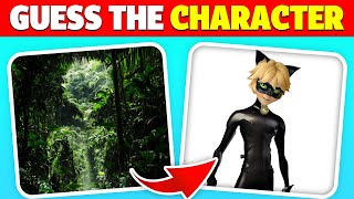 Guess the Movie Character  Squint your eyes  Miraculous Ladybug  Cat Noir Plagg Hawk Moth [upl. by Amikahs]