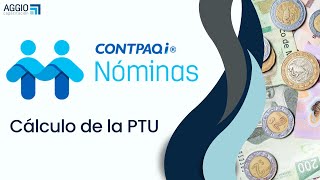 Contpaq i nominas Calculo de la PTU [upl. by Pisarik569]