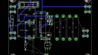 Circuit design in Eagle [upl. by Ahsetel]