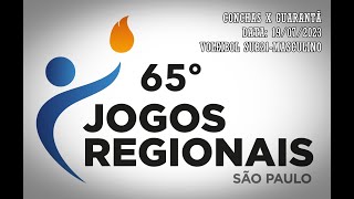 65º JOGOS REGIONAIS 2023  CONCHAS 2X0 GUARANTÃ SUB21M [upl. by Maribel]