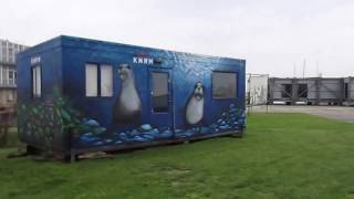 Spaziergang in Lauwersoog den Hafen entlang in der Niederlande Waddenland [upl. by Ivens]