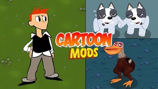 NEW Cartoon Mods in My Singing Monsters  Fanmade Video  All Sounds and Animations [upl. by Yclehc]