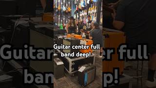 What an awesome feeling to roll into Guitar center with your full band livemusic show dallas fy [upl. by Dajma]