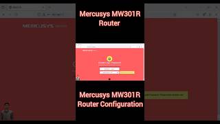 Mercusys Router setup and configuration Router setup  Mercusys wifi Router setup Bangla shorts [upl. by Maxwell301]