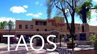 A Tour of Downtown Taos New Mexico [upl. by Herzberg]