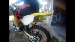 2005 suzuki 85 rm big wheel [upl. by Aliahkim464]