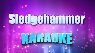 Gabriel Peter  Sledgehammer Karaoke amp Lyrics [upl. by Karlow669]