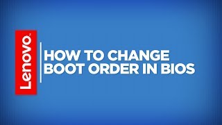 How To  Change Boot Order in BIOS [upl. by Adnilak]