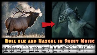 Elk Bugling in Sheet Music [upl. by Tertia501]