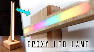 Wireless EPOXY LED 3in1 Lamp amp Sconce  3 Different Lamps in 1  DIY Woodworking [upl. by Maurits]