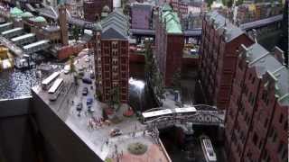 Miniatur Wunderland Landschaften und Gebäude Hamburg Februar 2013 HD [upl. by Licastro]