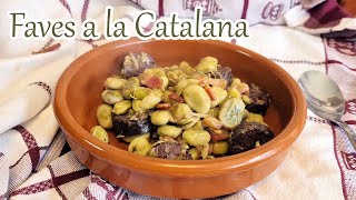 HABAS a la catalana receta tradicional fácil [upl. by Aerua]