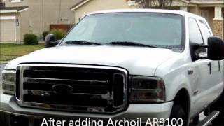 Ford 60 Powerstroke cold start stiction issue Before and After Archoil [upl. by Akanke288]