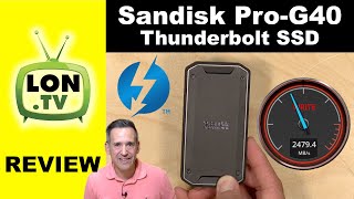 Sandisks Lightning Fast ProG40 Thunderbolt  USB 40 SSD Review [upl. by Henryk]