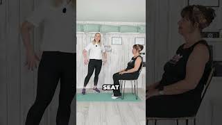 Strengthen Your Legs with Simple Chair Exercises chairexercises movement stretching mobility [upl. by Assiralk]